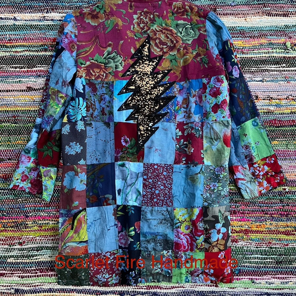 Multicolor Patchwork Jacket - image 1